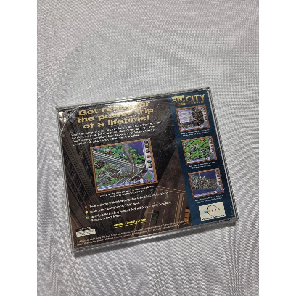 SimCity 3000 and SimCity 2000 Special Edition‎ PC Games Bundle Maxis Vintage